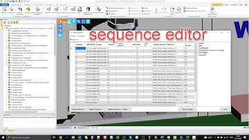 Sequence editor in Edgecam