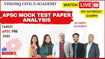 LIVE 🔴 APSC MOCK TEST PAPER ANALYSIS | GS Paper I| Part 2 |🔥🔥 Target APSC Pre 2023