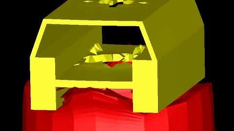 Mine Explosion Under a tank Test Structure