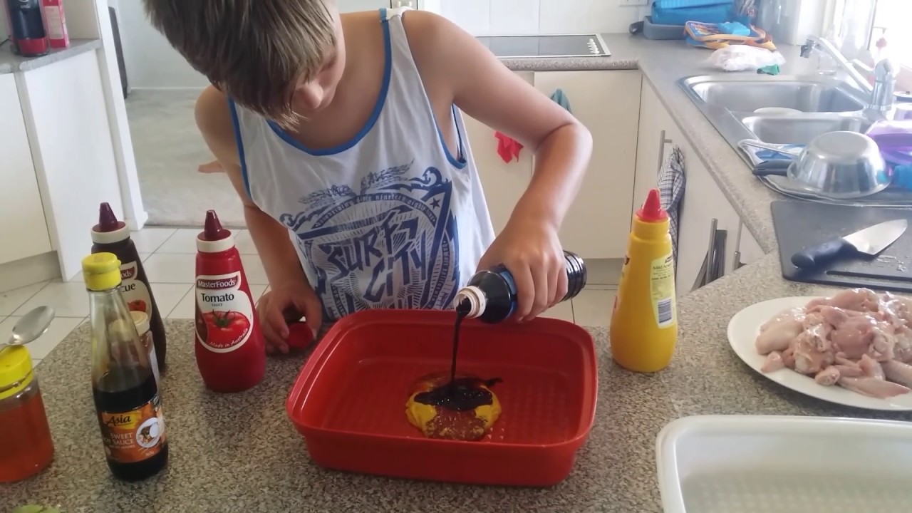 Braydens Marinated Chicken Wings