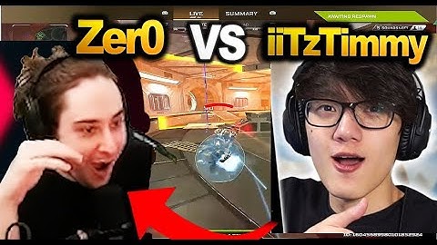 Zer0 team vs iitztimmy team in algs scrims