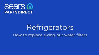 How to replace swing-out refrigerator water filters