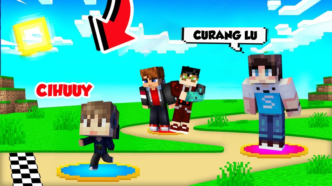 KITA MAIN ULER TANGGA PALING NGAKAK DI MINECRAFT!!! ft 4 Fathers