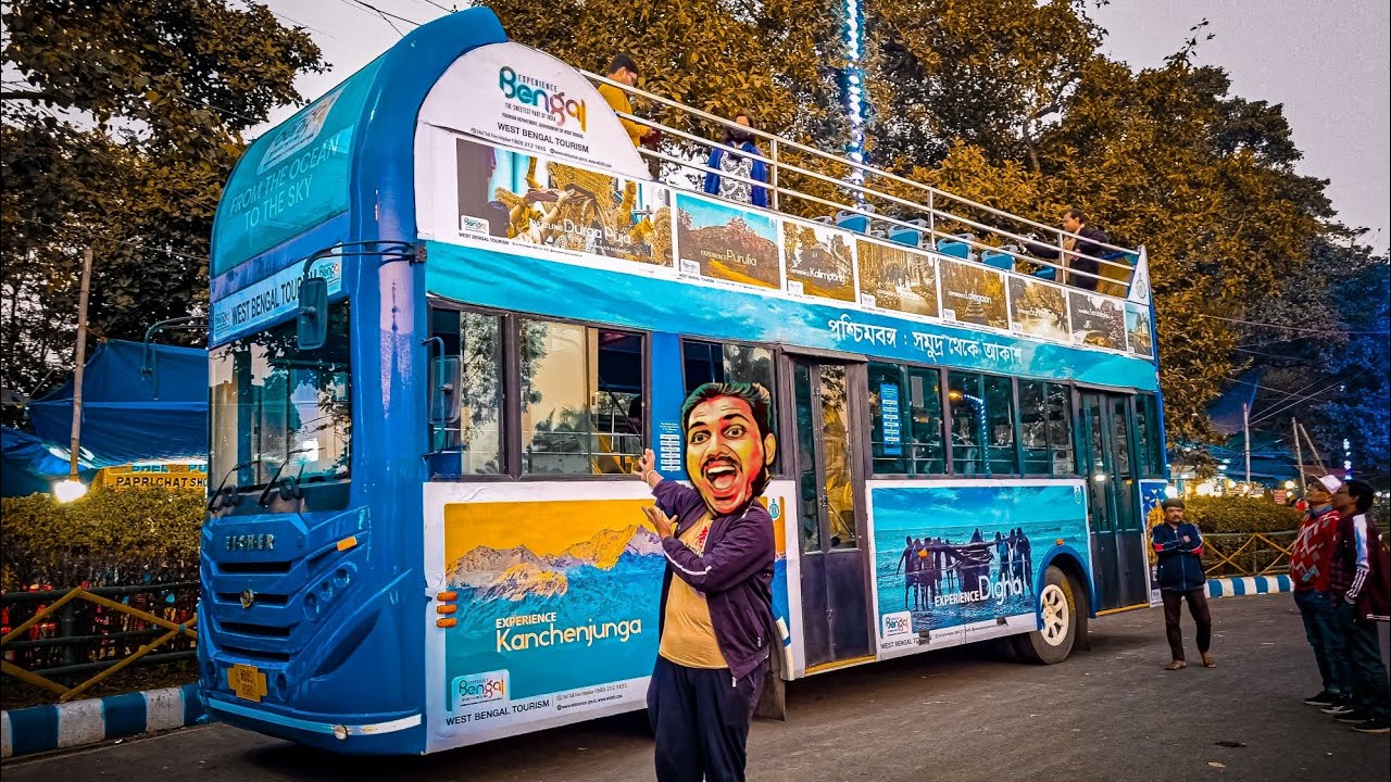Kolkata First Double Decker Bus Ride 🚌 Best City Tour Ever