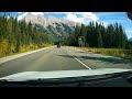 Scenic Drive from Kamloops to Banff Trans Canada Highway - Dash Cam Tours August 2020 - Full trip