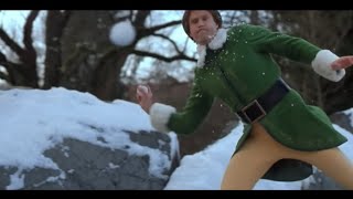 Elf (2003) snowball fight scene