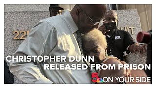 Christopher Dunn, exonerated of 1991 murder conviction, released from prison Tuesday