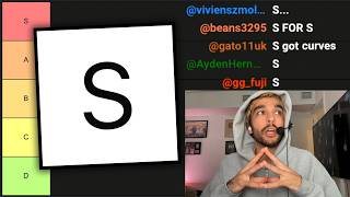 Letters Tier List