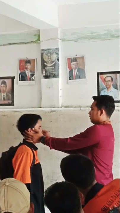 Guru ini menampar murid nya dengan wajah seperti dendam😠 tapi endingnya ngakakkk🤣