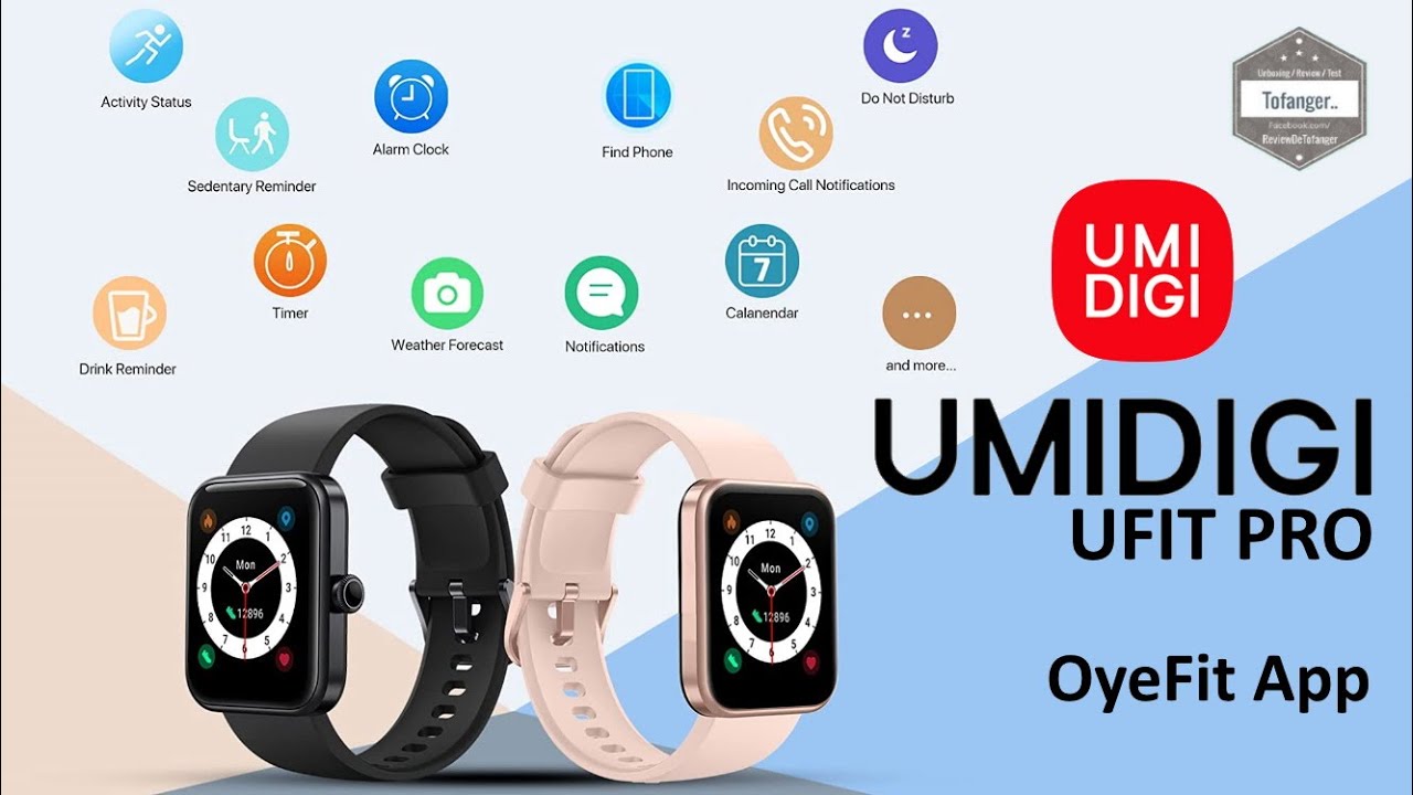 Смарт-часы UMIDIGI UFit Pro - Приложение OyeFIT - Часы WS01A - 5ATM - Распаковка