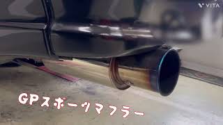 hcr32スカイラインtype-M ほぼ等長エキマニ交換後のアイドリング🎶 RB20DET GPスポーツマフラー