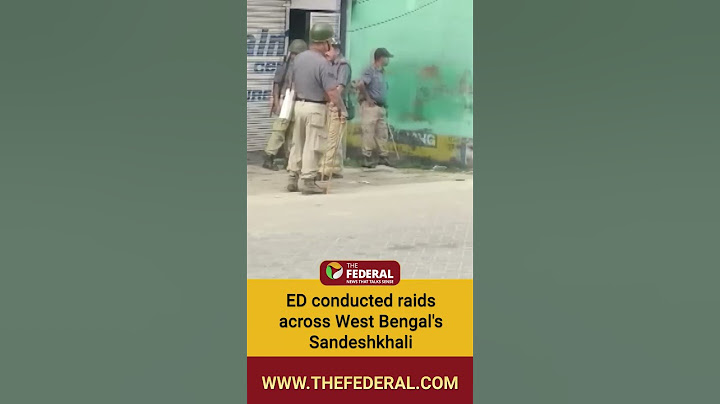 ED conducts raids across Sandeshkhali, trouble mounts for Sheikh Shahjahan | The Federal | #shorts