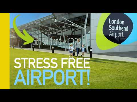 London Southend Airport 4k Walking Tour | Guided captions