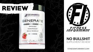 Cutler Nutrition Generate REVIEW: Finally A Well-Dosed BodyBuilder Amino