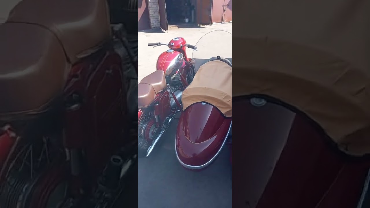 Jawa 354 1960 year, with Velorex sidecar