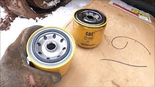 Cat Mini ExcavatorHow to (and how not to) change Engine and Final Drive oil & Fuel/Water Separator