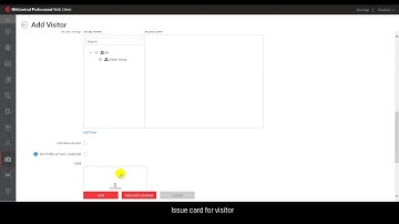 How to Set Visitor Module on HikCentral Pro V1 6