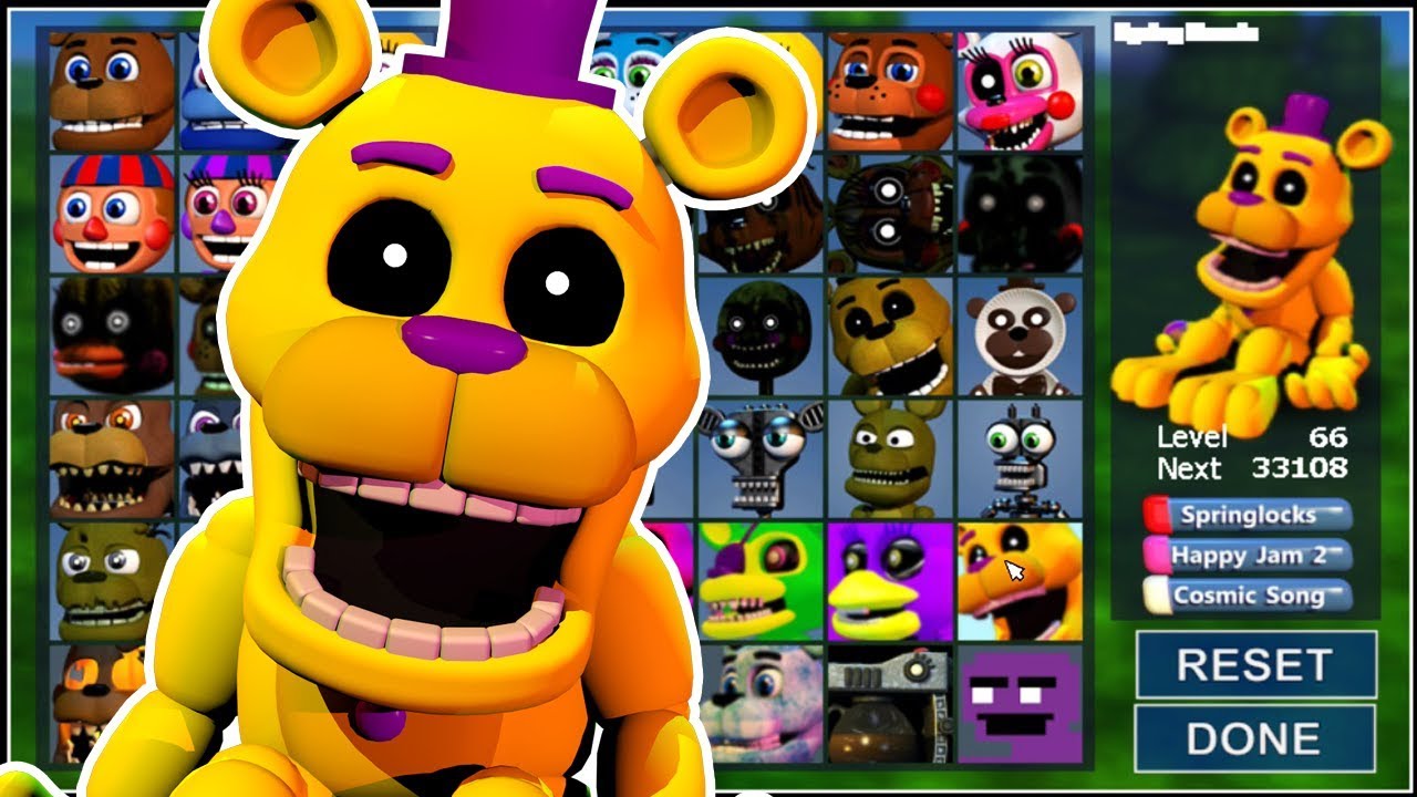 FNaF World - All Freddy Mods #FNaF 