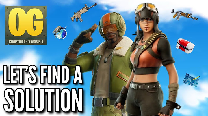 The Community’s Problems with Fortnite OG
