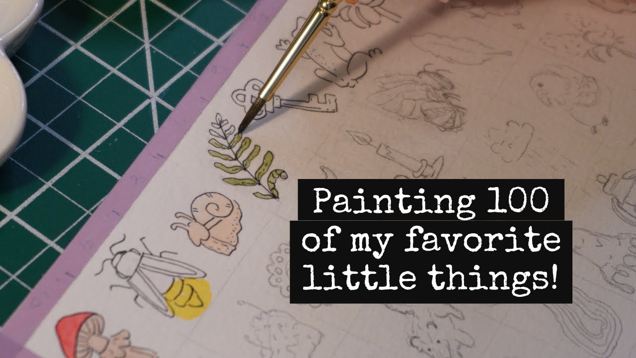 Рисую 100 мини-акварелей моих любимых персонажей из «Гоблинкора»! Часть 1