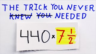 Finally, a Trick to Multiply by 7 and a Half!