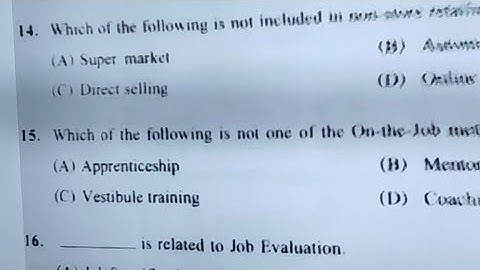 Review | MM & HRM | CU Paper-2023 | B.Com Sem-2 | 100% correct Answer