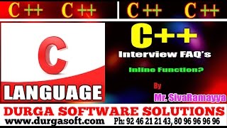 C++ tutorial || Interview FAQ's|| Inline Function?