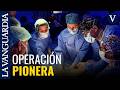 Operan a un feto que tenía los intestinos fuera del cuerpo
