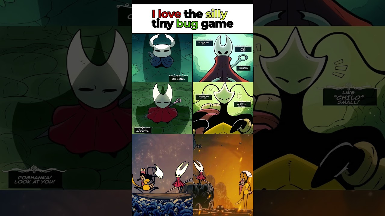 I love the silly tiny bug game - hollow knight silksong