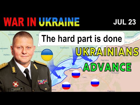 23 Jul: Ukrainians EXPAND THEIR BRIDGEHEAD ON THE EASTERN BANK | War in Ukraine Explained