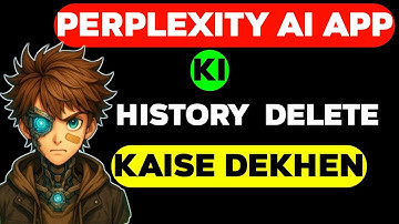perplexity ai ki history delete kaise kare -perplexity app me history delete kaise kare-chat history