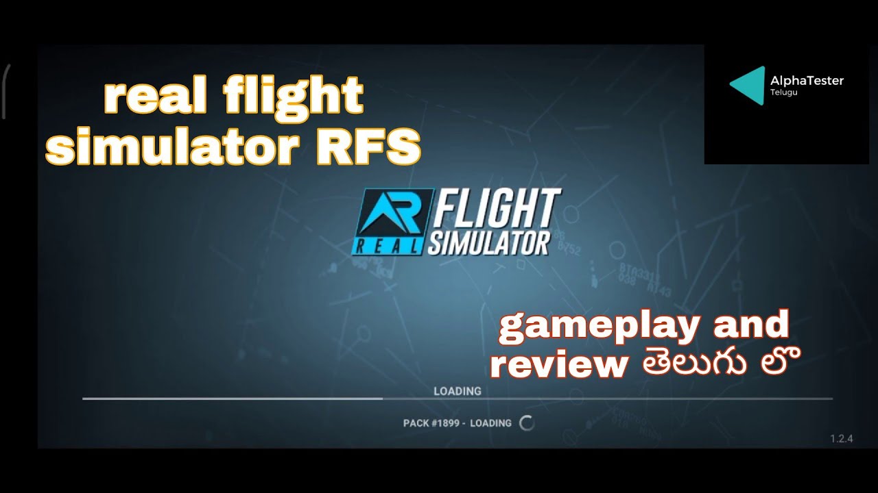 real flight simulator (rfs) game play and review in telugu - YouTube