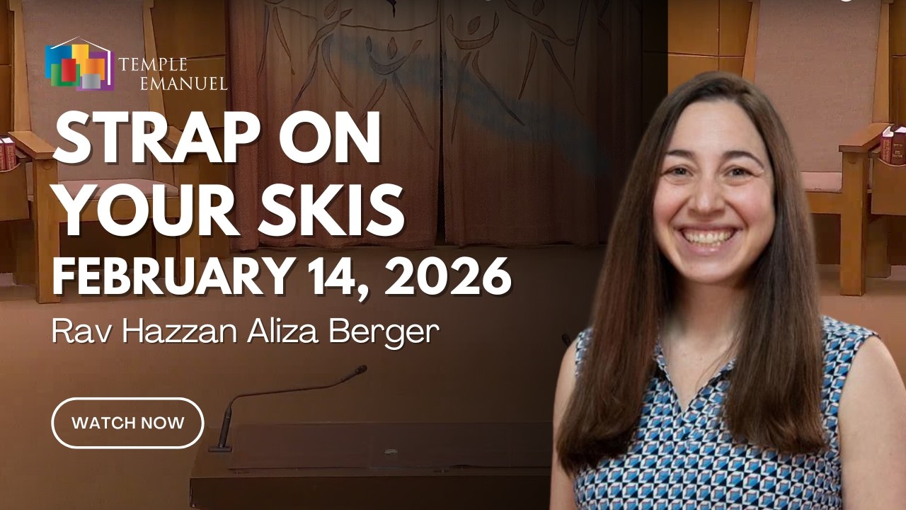 Shabbat Sermon: Strap on Your Skis with Rav Hazzan Aliza Berger