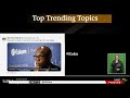 Top trending topics  16 february 2024