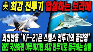 외신반응 “KF-21은 스텔스 전투기의 끝판왕” | 엔진 국산화만 이루어지면 최강 전투기로 등극하는 상황