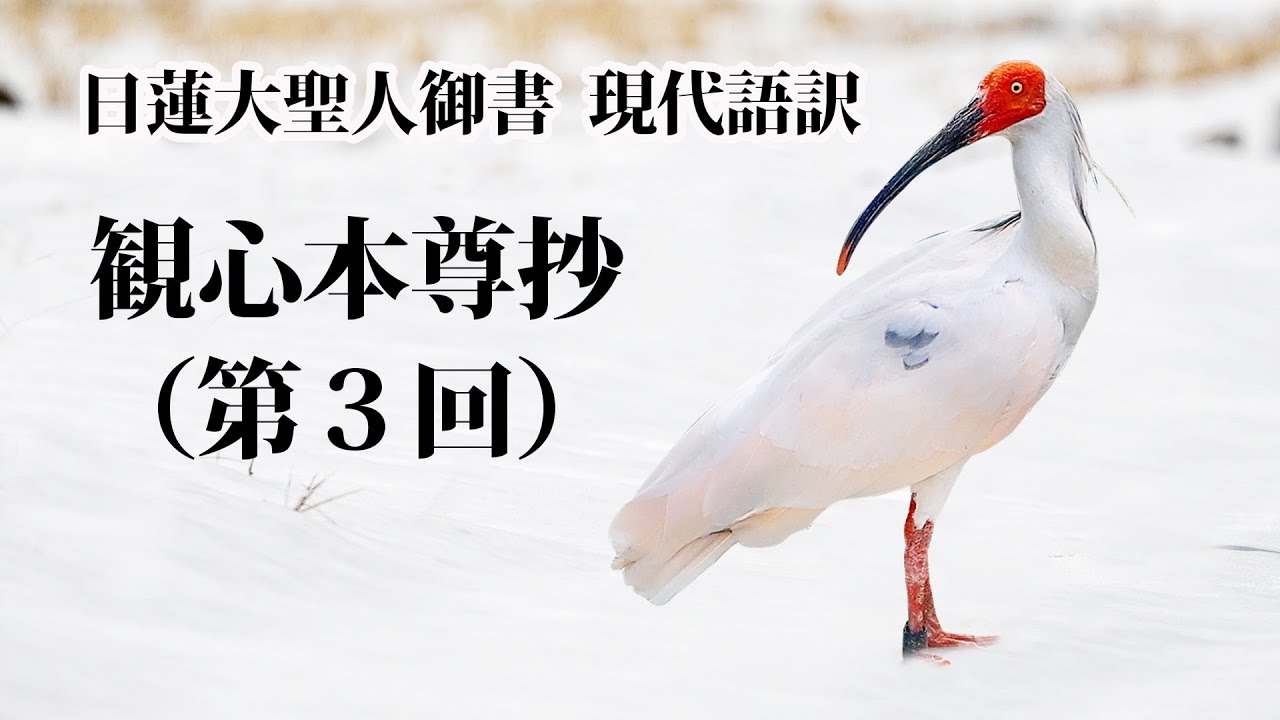 観心本尊抄（第3回）｜現代語訳｜日蓮大聖人御書 - YouTube