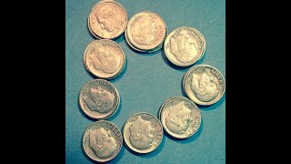 Silver Roosevelt Dimes: 1961-1964