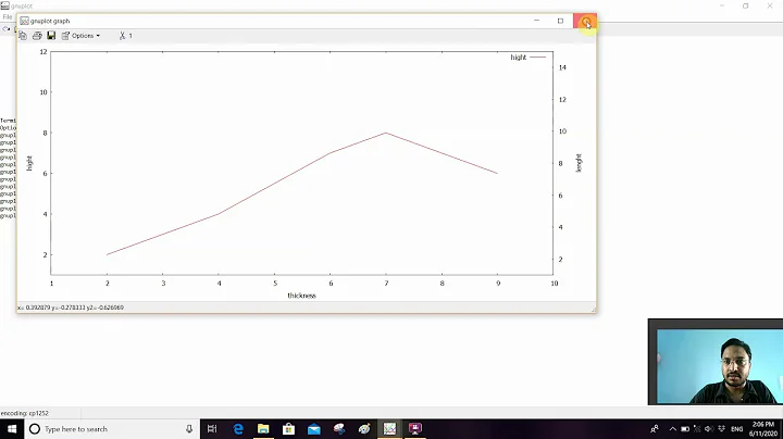 How to plot two different graphs in gnuplot and how to change title coordinate | gnuplot lecture 3