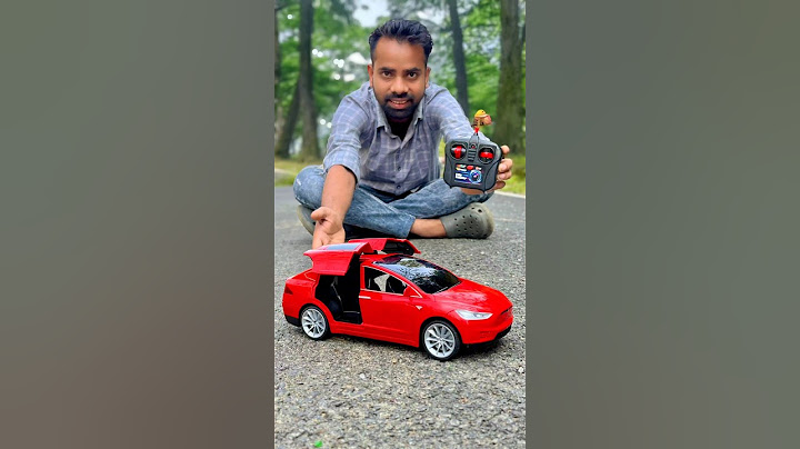 New Remote control Tesla x90D unboxing and testing outdoor
