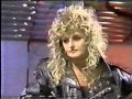 Bonnie Tyler - Interview - UK TV Rock Program - 1988