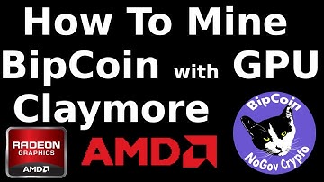 How To Mine Bipcoin with AMD Claymore Cryptonote GPU Miner in Windows No-Gov Crypto