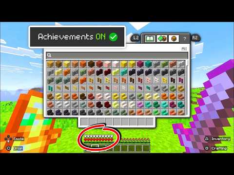 Minecraft God Mode: How to Use Creative With Achievements ON! (Easy Glitch)