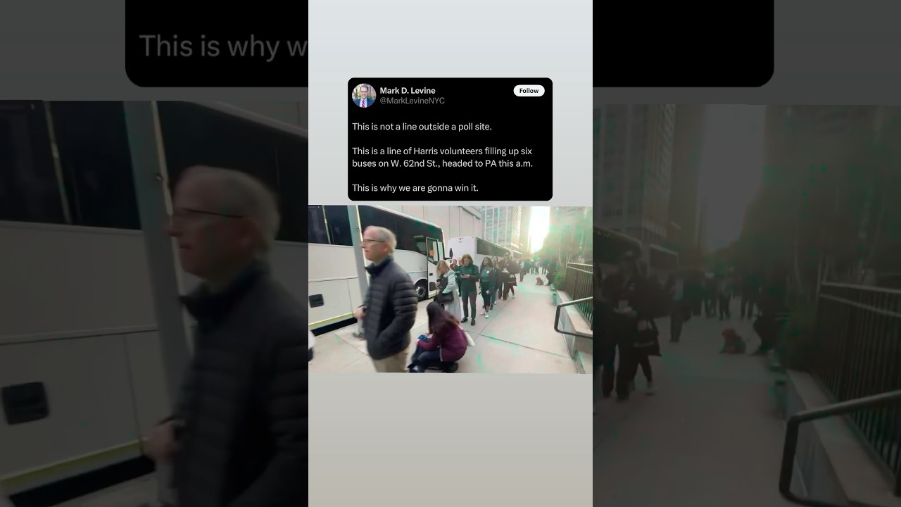 Wow! MASSIVE LINE of Harris Volunteers in Pennsylvania TODAY