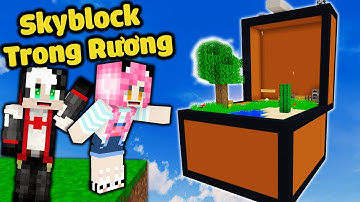 MỀU THỬ THÁCH 24 GIỜ SINH TỒN TRÊN CÁI RƯƠNG TRONG MINECRAFT*1 NGÀY REDHOOD SỐNG TRONG CHIẾC RƯƠNG