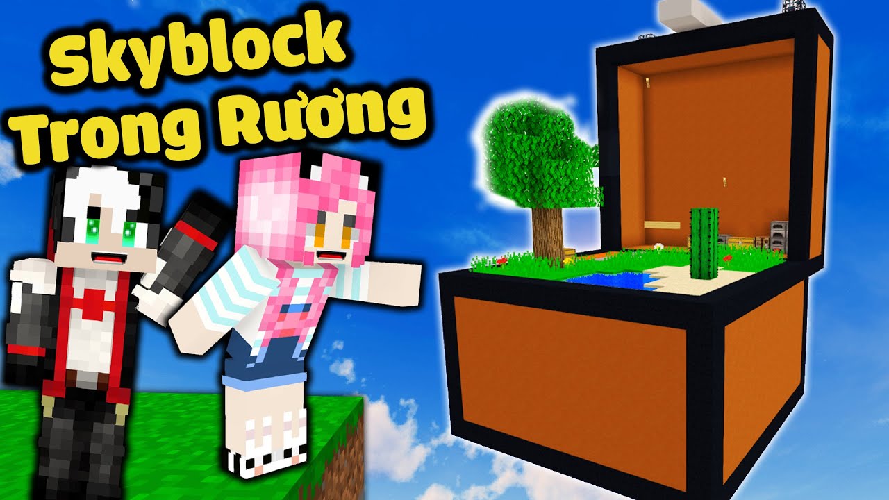 MỀU THỬ THÁCH 24 GIỜ SINH TỒN TRÊN CÁI RƯƠNG TRONG MINECRAFT*1 NGÀY ...