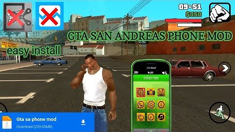How to install phone mod gta sa android | with out img tool & txd tool | 100% working | vr gaming