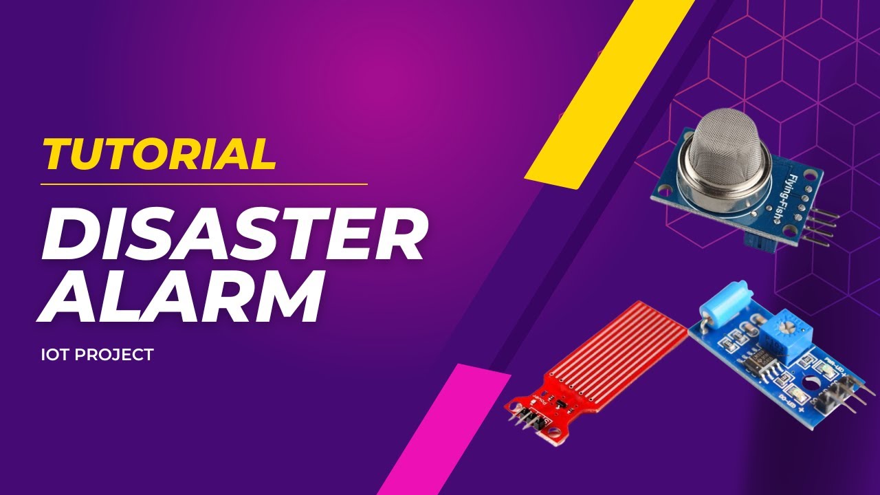 MEMBUAT CODE DISASTER ALARM & BAGAIMANA KERJANYA? - MATERI IOT - YouTube