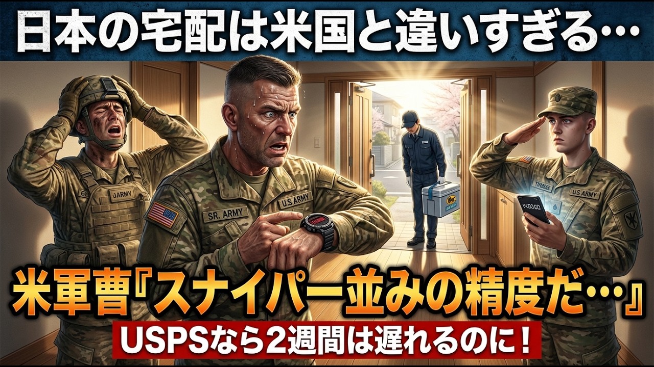 「スナイパー並みの精度だ…」指定した『14時00分』に荷物が届き、米軍曹が恐怖する。「ＵＳＰＳ（米郵便）なら２週間は遅れるのに！」【海外の反応】