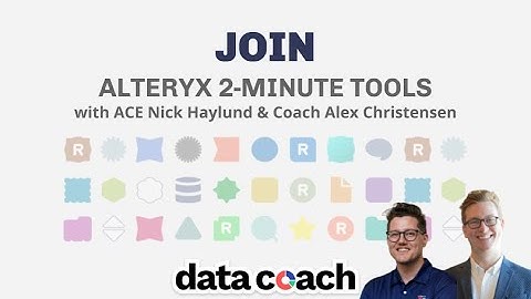 JOIN | ALTERYX 2-MINUTE TOOLS