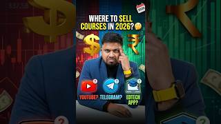 ₹800 Crore Yearly! 🤯 Telegram / YouTube Chhodo, Edtech App par aao! | #Shorts